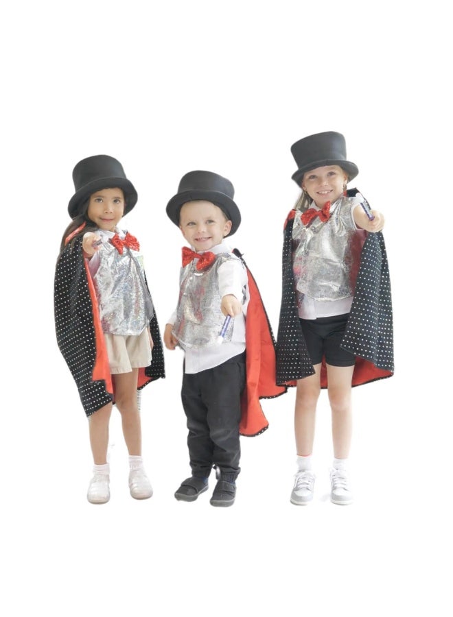 Marvins Magic Marvin’s Magic Mini Dress Up Set – Kids Magician Costume & Magic Props Kit with Hat, Cape, Glow Wand & AR Bunny - Image 5